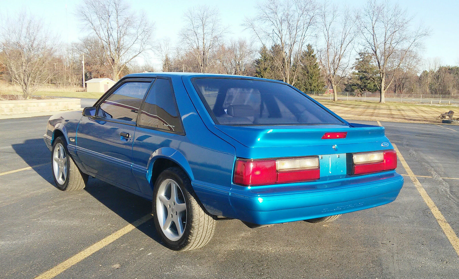 1992 Atlantic Blue Ford Mustang Hatchback
