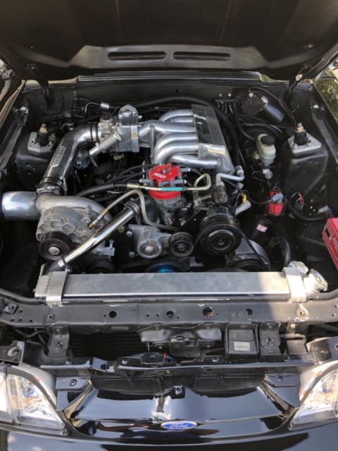 1992 Black Ford Mustang Coupe