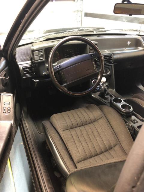 1992 Black Ford Mustang Coupe