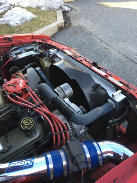 1992 Red Ford Mustang Coupe