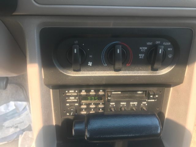 1992 White Ford Mustang Hatchback