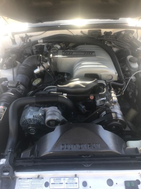 1992 White Ford Mustang Hatchback