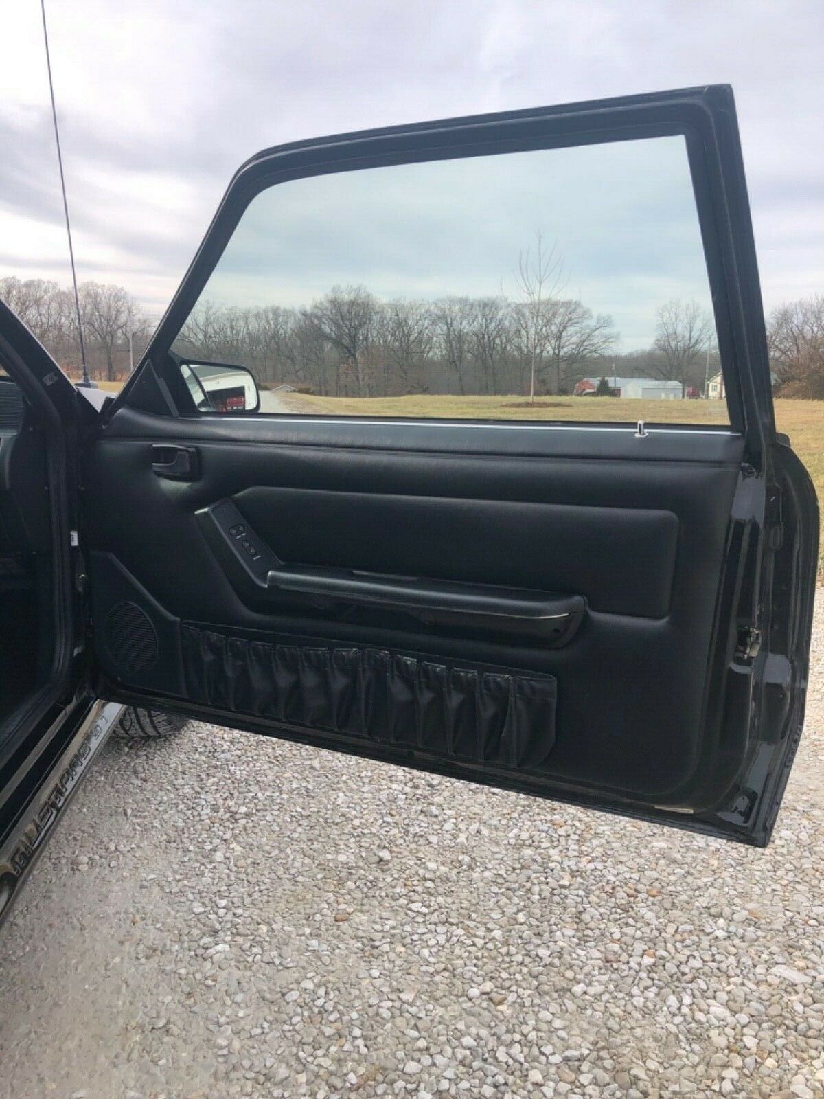 1992 Black Ford Mustang