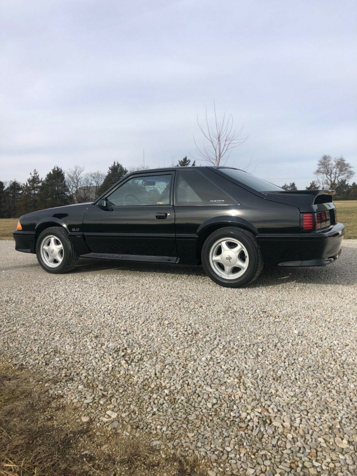 1992 Black Ford Mustang