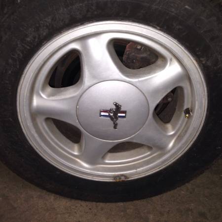 1992 Black Ford Mustang Hatchback