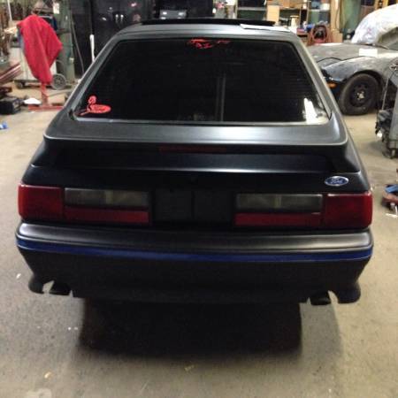 1992 Black Ford Mustang Hatchback