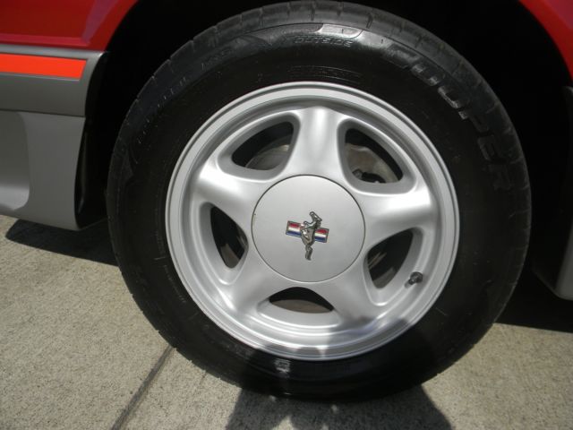 1992 Wild Strawberry Ford Mustang Hatchback