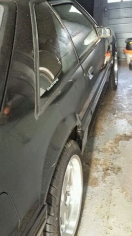 19920000 Black Ford Mustang Hatchback