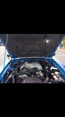 1992 Blue Ford Mustang Convertible