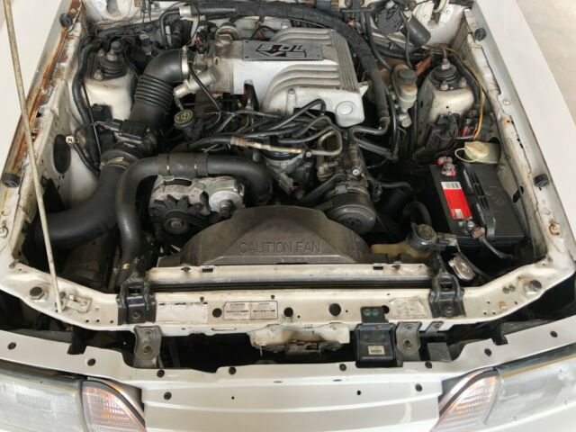 1992 White Ford Mustang Coupe