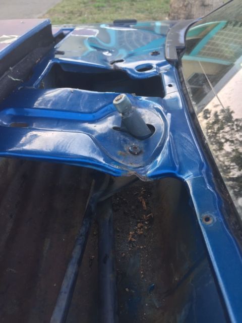 1992 Blue Ford Mustang Hatchback