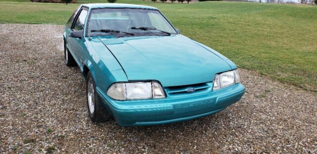 1992 Green Ford Mustang Hatchback