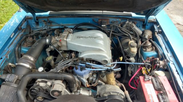 1992 Bimini Blue Ford Mustang Convertible