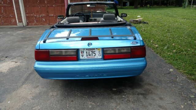 1992 Bimini Blue Ford Mustang Convertible