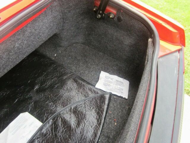 1992 Red Ford Mustang Convertible