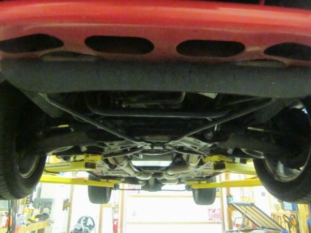 1992 Red Ford Mustang Convertible