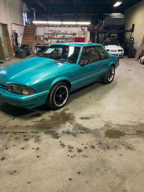 1992 Green Ford Mustang Coupe