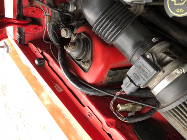 1992 VIBRANT RED Ford Mustang Convertible