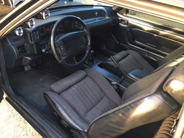 1992 Black Ford Mustang Coupe