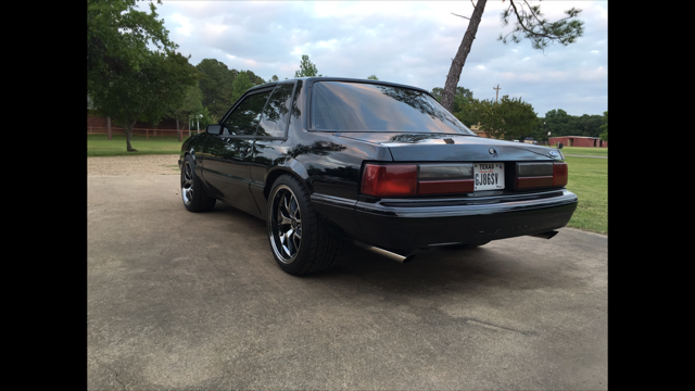1992 Black Ford Mustang Coupe