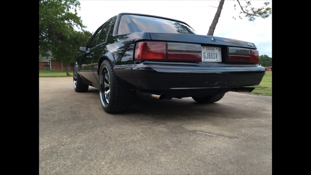 1992 Black Ford Mustang Coupe