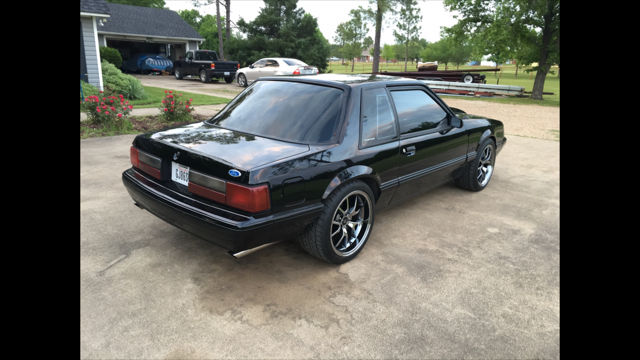 1992 Black Ford Mustang Coupe