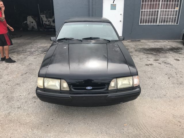 1992 Black Ford Mustang Coupe