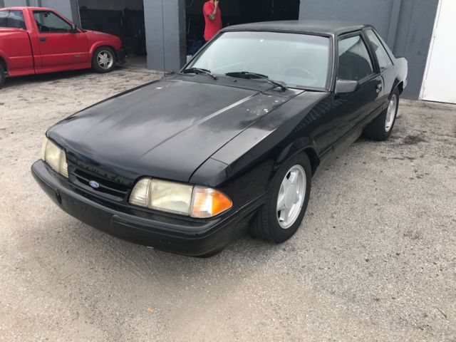 1992 Black Ford Mustang Coupe
