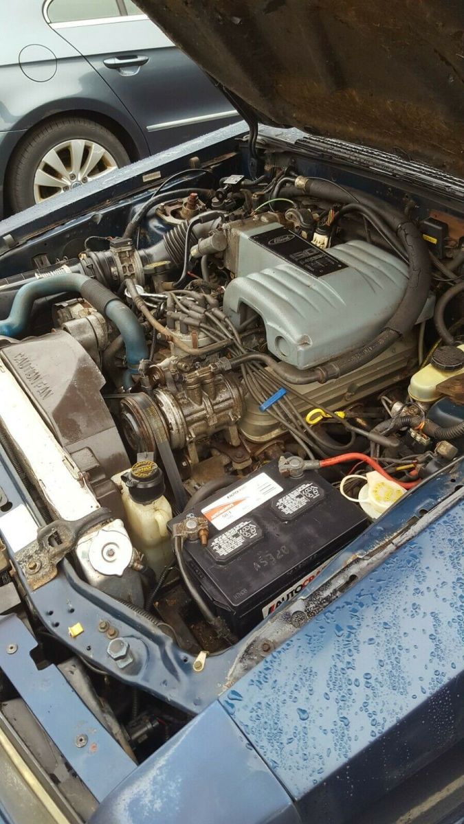 1992 Blue Ford Mustang Coupe