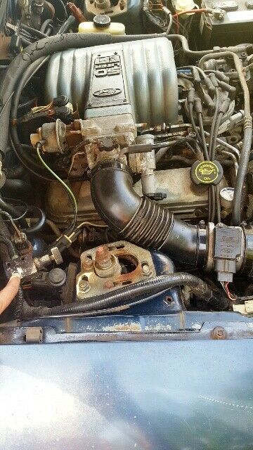 1992 Blue Ford Mustang Coupe