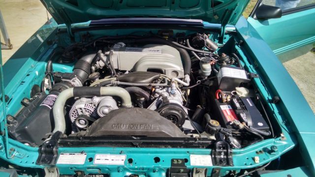 1992 Green Ford Mustang