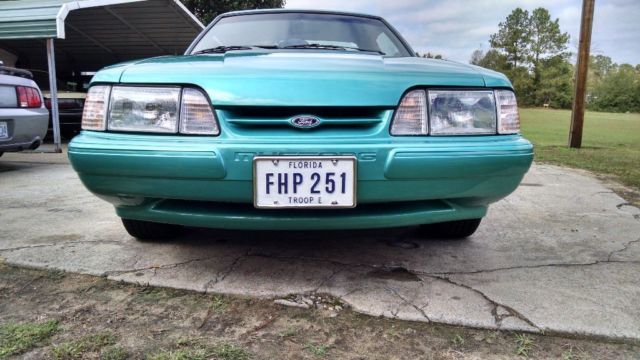 1992 Green Ford Mustang