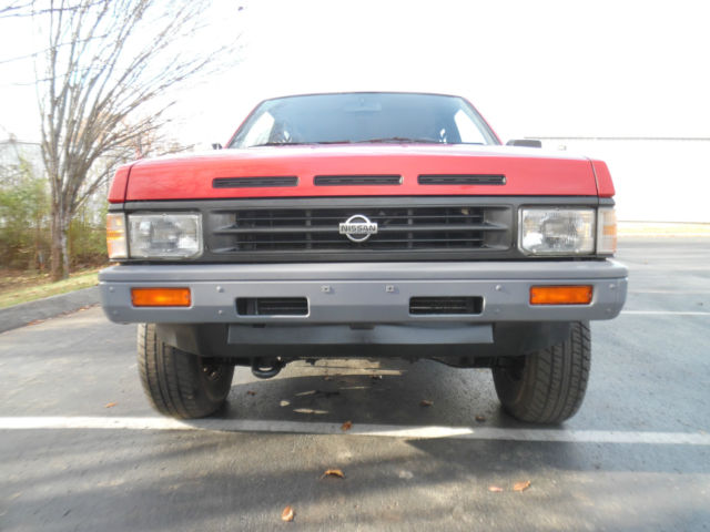 1992 Red Nissan Pathfinder SUV