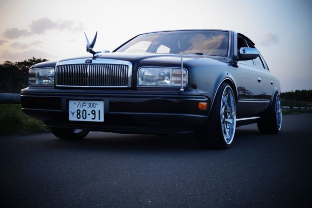 1992 Black cherry Nissan President Sedan
