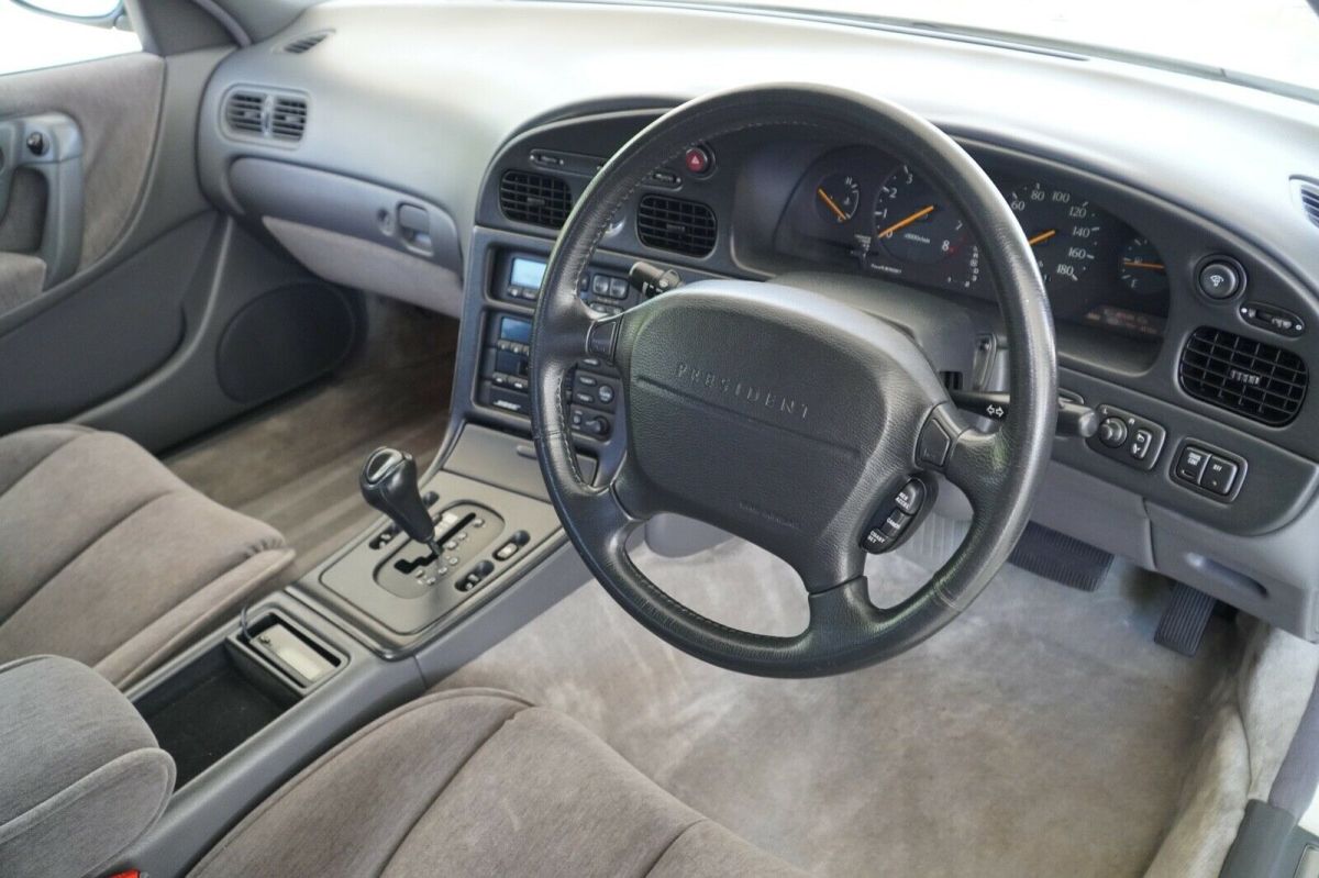 1992 Pearl White Nissan President Sedan