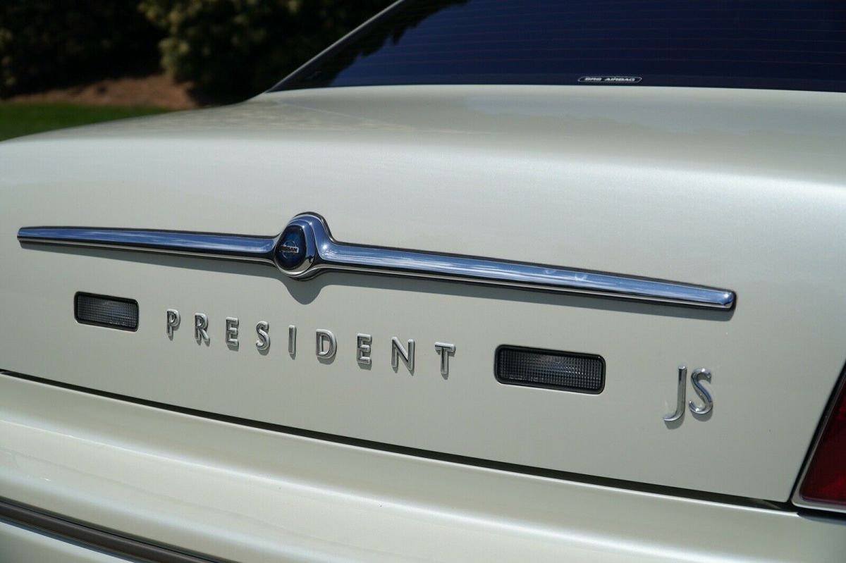 1992 Pearl White Nissan President Sedan