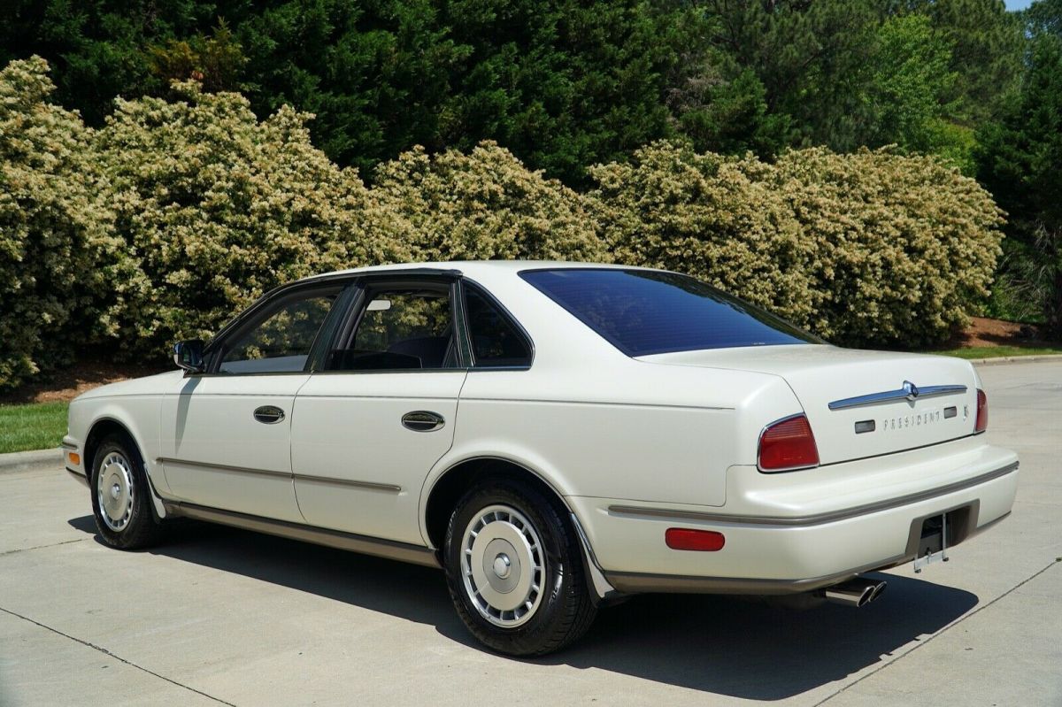 1992 Pearl White Nissan President Sedan