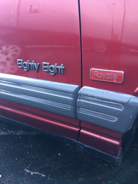 1992 Burgundy Oldsmobile Eighty-Eight