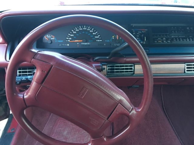1992 Burgundy Oldsmobile Eighty-Eight