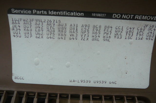 1992 Green Pontiac Firebird Hatchback