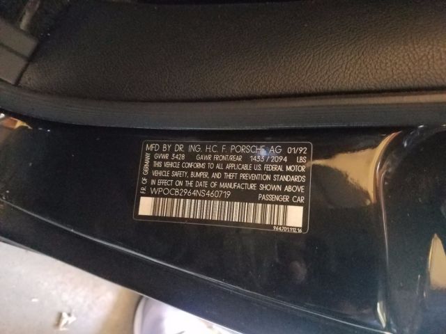 1992 Black Porsche 911 Carrera