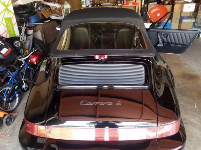 1992 Black Porsche 911 Carrera