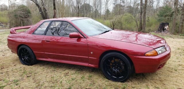 1992 Red Nissan Skyline Coupe