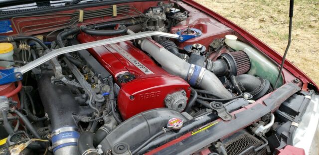 1992 Red Nissan Skyline Coupe
