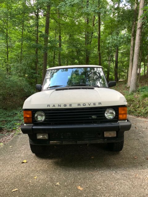 1992 White Land Rover Range Rover SUV