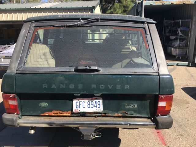 1992 Green Land Rover Range Rover SUV
