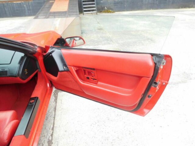 1992 Red Chevrolet Corvette Convertible