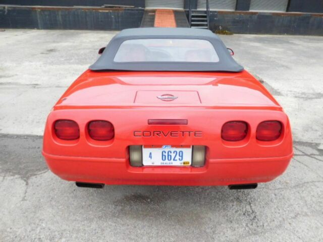 1992 Red Chevrolet Corvette Convertible