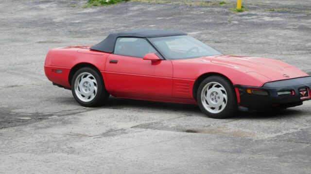 1992 Red Chevrolet Corvette Convertible
