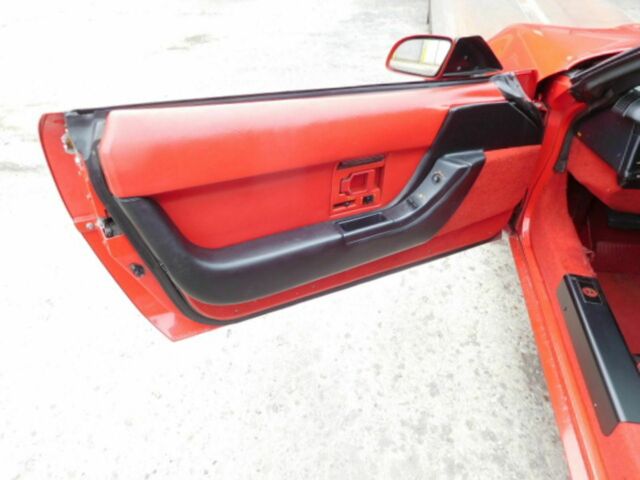 1992 Red Chevrolet Corvette Convertible